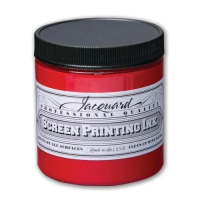 Image of Jacquard Professional Water Based Screen Printing Ink 8oz Red