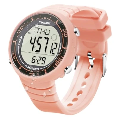 Image of Women&#039;s Wrist Watch 10 ATM Waterproof for Swimming and Diving with Alarm Clock, Stopwatch, Timer, Dual Time Zone, Calendar, Backlight, 12 or 24 Hour Format