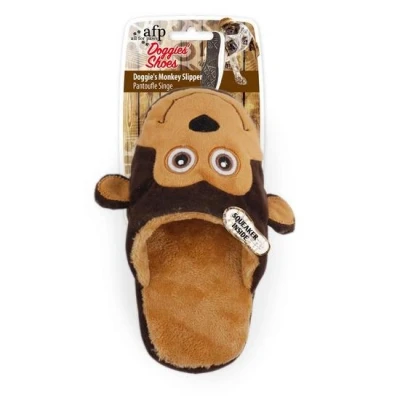 Image of ALL FOR PAWS Doggie&#039;s Shoes Monkey Slipper Chew Toy, 2 kg