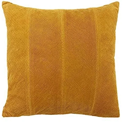 Image of Furn Jagger Polyfilled Cushion, Ochre Yellow