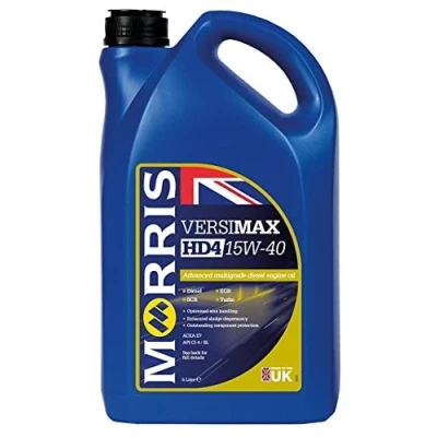 Image of Morris Lubricants Versimax HD4 15W/40 Heavy Duty Diesel Engine Oil 5 Litres RVS005