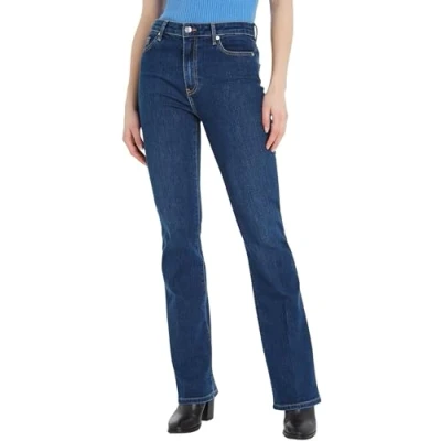 Image of Tommy Hilfiger Women Jeans Kai Boot Cut, Blue (Kai), 27W/34L