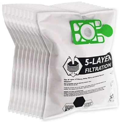 Image of SPARES2GO SMS Dust Bags compatible with Karcher T7/1 T9/1 T10/1 T12/1 Vacuum Cleaner (Pack of 10)