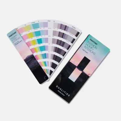 Image of Pantone FHIP110C Fashion, Home + Interiors Colour Guide Set Two Compact Reference Fan Decks in a Chromatic Arrangement