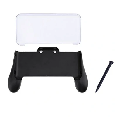 Image of Amazingdeal 3 in 1 Hand Grip + Crystal Case Plastic Stylus Pen for Nintendo NEW 2DS LL XL Console