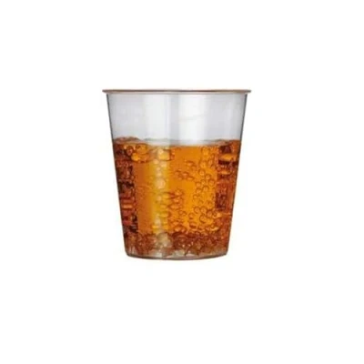 Image of We Can Source It Ltd CE Marked Measuring Cup Shot Glasses 25ml to Brim Reusable Plastic Pack of 1000 Disposable