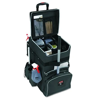 Image of Rubbermaid Commercial Products Executive Quick Cart Large 1902465,Dark Grey