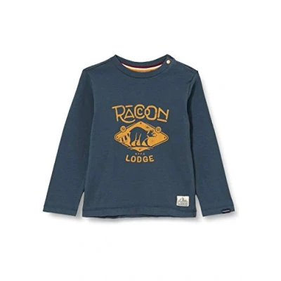 Image of Noppies Baby Boys&#039; B T Shirt Ls Cala, Midnight Navy P, 62