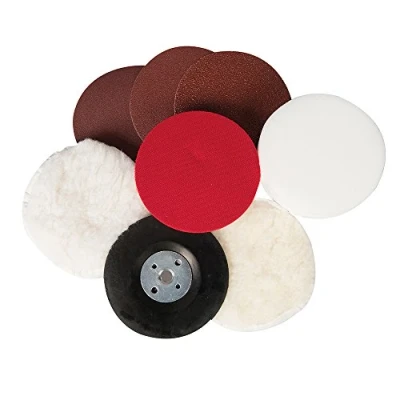 Image of Silverline Sanding &amp; Polishing Kit 8pce 180mm