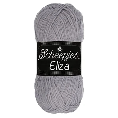 Image of Scheepjes Eliza 221 Birdhouse Grey Yarn 1x100g