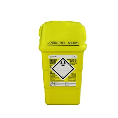 Image of Frontier 41602430 Medical Sharps Disposal Bin/Box, 1 L
