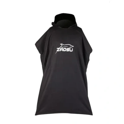 Image of ZAOSU Poncho Thermal Coat Towel for Men and Women Multifunctional Quick Drying Changing Aid Bathrobe with Hood Triathlon Swimming Surfing