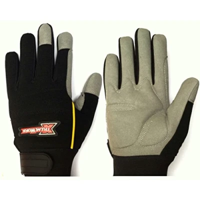 Image of Hand Protection Working Mechanics DIY Power Tools Carpenter Tradesman Farmer Work Safety Gloves Size XLarge