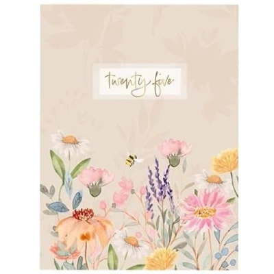 Image of 2025 A5 Week To View Botanical Butterflies &amp; Rabbit WTV Personal Diary Planner (Butterfly Pink)