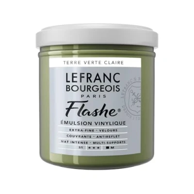 Image of Lefranc Bourgeois Emulsion, Acrylic, Vinyl Paint, Light Green Earth, 1 stück (1er Pack)