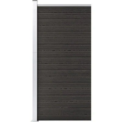 Image of vidaXL Fence Panel WPC 95x186 cm Grey