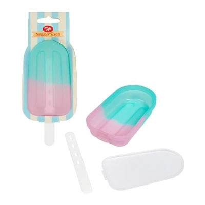 Image of Tala Reusable Silicone Ice Lolly Mould with Plastic Stick, Made Food Grade BPA Free Silicone, Perfect for Homemade Popsicle, Individual Novelty Cakes and Natural Baby Soothers