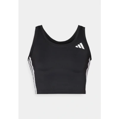 Image of adidas Performance Train Essentials Cropped Top, Women&#039;s, Size: XL, Black/white