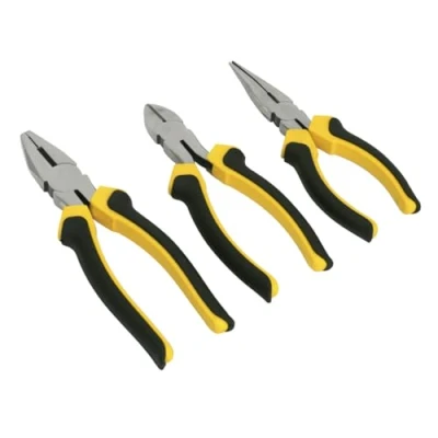 Image of Sealey S0645 Comfort Grip Pliers Set, 3 Pieces