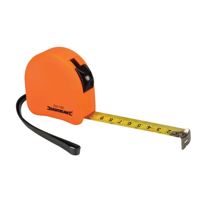 Image of Silverline Hi Vis Contour Tape 5m / 16ft x 19mm