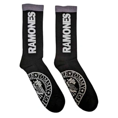 Image of SOCKSHOP Music Collection 1 Pair Ramones Cotton Socks Presidential Seal One Size