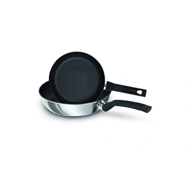 Image of Prestige 9x Tougher SS Twinpack frypans 21cm/29cm