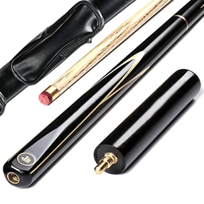 Image of AONETIGER 3/4 Jointed Snooker Billiard Pool Cue Handmade Ash Shaft 3 Piece Tips 9.7mm with Extension Accessories Hard Case/Bag to Choose