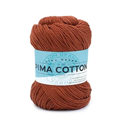 Image of Lion Brand Yarn Yarn, Cotton, Spice, One Size