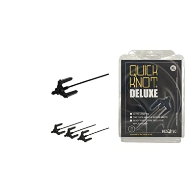 Image of Quick Knot® Deluxe Mane Clip for Braiding Designed Horses and Ponies Reusable (XL, Black)