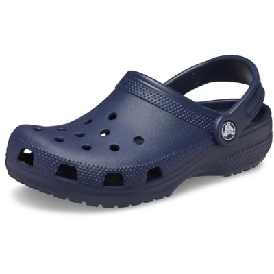 Image of Crocs Unisex Kids Classic Clog K Clogs, Navy, 11 UK Child