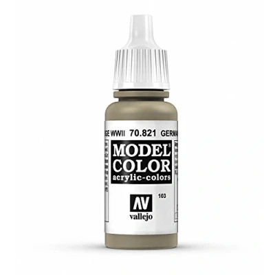 Image of Vallejo VJ70821 Model Color 17 ml Acrylic Paint German Cam Beige World War II