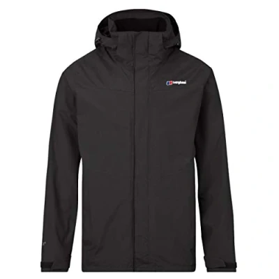 Image of Berghaus Men&#039;s Hillwalker Interactive Gore Tex Waterproof Shell Jacket, Breathable, Durable Coat, Deep Water Blue/Dusk, XS
