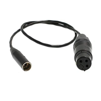 Image of BMPCC Camera Audio Cable TA3M to XLR 3 Pin Microphone for Blackmagic Design Pocket Cinema 4K 6K Video Assist (30cm)