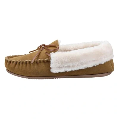 Image of Cotswold Sopworth Moccasin Slipper Womens Tan