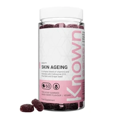 Image of CoQ10 Skin Ageing Gummies CoEnzyme Q10 Natural Support to Help Maintain Healthy, Youthful Delicious Mixed Berry Flavour 60 Two a Day Vegan Vitamin (One Month’s Supply) (1)