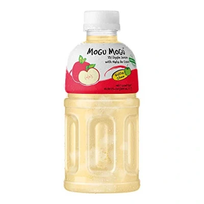 Image of Mogu Apple Nata De Coco Juice, 10.82 Fl Oz (6 Bottles)
