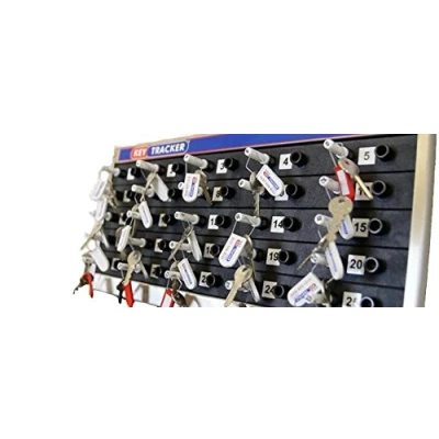 Image of Key Tracker Mechanical Peg Board System Keep Track of Your Keys... (25 Board)
