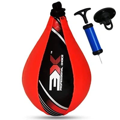 Image of 3X Sports Speed Ball Hanging Swivel Workout Boxing Punch Bag Muay Thai Training Punching Dodge MMA Speedball Kicking with Pump