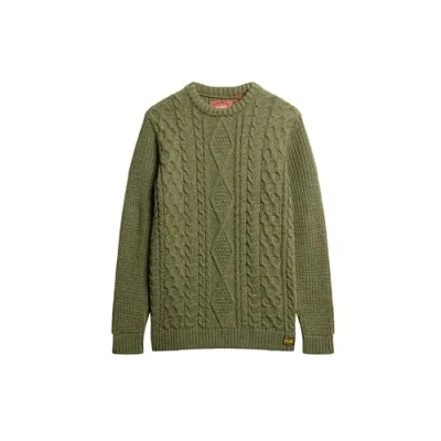 Image of Superdry Jumper, Men&#039;s, Size: Large, Moss green