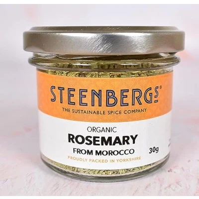 Image of Steenbergs Organic Rosemary Dried Herb Standard Jar 30g