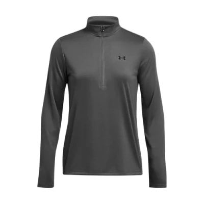 Image of Under Armour Womens Tech 1/2 Zip Solid, Sports Top with Raglan Sleeves, Women&#039;s Long Sleeve Top, Running for Women