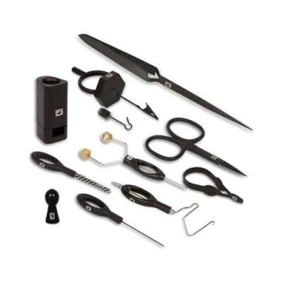 Image of Loon Outdoors Complete Fly Tying Kit Black
