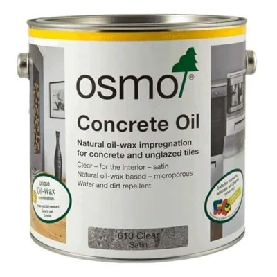 Image of Osmo Concrete Interior Oil Clear Satin 610 0.75 Litre