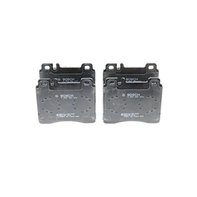 Image of 7440D5617457D577, BPMBF12, E190R01139089 Brake pad set BOSCH 0 986 460 976 Low Metallic with anti squeak plate MERCEDES BENZ: S Class Saloon