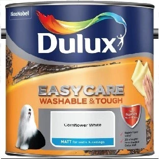 Image of Dulux Easycare Matt 2.5L Cornflower White