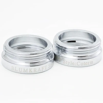 Image of BLUMKRAFT Set of 2 Radiator Adaptors M28 x 1.5 Coterm/Cotherm (Prototype) to M30 for Thermostat/Thermostatic Head Male