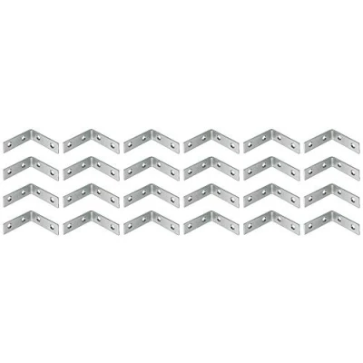 Image of 50x50x16mm 90 Degree Right Angle Metal L Shaped Bracket Corner Brace Fixing Shelf Support Repair x24