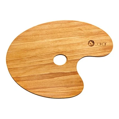 Image of Jakar Oval Wooden Varnished Palette Color: None