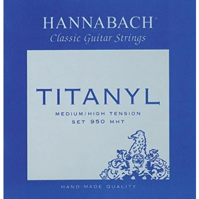 Image of Hannabach 653158 Klassikgitarrensaiten Serie 950 Medium/High Tension Titanyl 3er Diskant