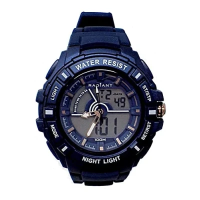 Image of Radiant Mens Digital Watch with Rubber Strap RA438602